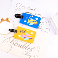 Miniatyrbilde 3 av 5: Bagasjetagger, 3 stk PVC Bagasjetagger Bagasjetagger, Reisekoffert