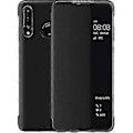 Miniatyrbilde 1 av 4: For Huawei P30 Lite Etui, Smart View Lærklaff Etui, [Strømsparingsmodus][Full Beskyttelse](p30lite,bla - JA