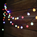 Miniatyrbillede 1 af 5: Solcelled Udendørs Lysstreng 50 LED 6,9m Dekorative LED Lysstreng