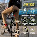 Miniatyrbillede 2 af 5: LED cykel baglygte - 3 tilstande baglygte - USB genopladelig - Wat