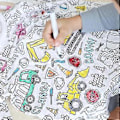Miniatyrbild 2 av 3: Kreativa Barn DIY Graffiti Pyjamas Hemkläder Set, Färga Dina Egen Pyjamas för Pojkar & Flickor (7-8 År Teknikfordon)