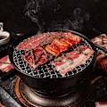 Miniatyrbillede 5 af 5: 5 stk. Rund BBQ Grill Net 11\" Dia Galvaniseret Jern Grill Net