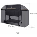 Miniatyrbillede 2 af 5: Vandtæt grillbetræk 170 x 61 x 117 cm Sort csparkv-eu