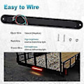 Miniatyrbillede 4 af 5: 2 stk. Trailer Bremse Baglygte Bar 12-24V 15 LED, Vandtætte Baglygter, Kørelys, Identifikationslys til Offroad Lastbil Varebil Bil RV UTV ATV