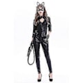 Miniatyrbillede 3 af 5: Catwomen Pu Læder Kostume Z (L)