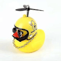 Pikkukuva 1 / 4: Ihana Kumi Keltainen Ankka Pyöränkello Lasten Pyörän Torvi Puristus Ankka Pyörän Torvet Propellerin Kypärän Pyörän Tarvikkeet (A Lampulla)