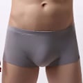 Miniatyrbild 4 av 5: Fianao Herrar U Konvex Isilks Underkläder Seamless Super Tunna Boxer Underkläder (S Vit)