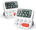 Köktimer - 2 st, Timer med Digital Klockfunktion, Snabb Inställning