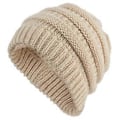 Miniatyrbillede 1 af 5: Slouchy Beanies til Kvinder Oversized Strik Varm, Vinterhatte til Kvinder Tyk til Koldt Vejr