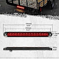 Miniatyrbillede 3 af 5: 2 stk. Trailer Bremse Baglygte Bar 12-24V 15 LED, Vandtætte Baglygter, Kørelys, Identifikationslys til Offroad Lastbil Varebil Bil RV UTV ATV