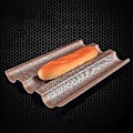 Miniatyrbillede 2 af 5: Gourmet Bage Essentiel, Fransk Brødform Baguetteform, Fortykket Kulstofstål Non-Stick Overflade for Perfekte Bageresultater