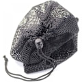 Miniatyrbillede 3 af 5: 5PC 45*35cm Sort Mesh Taske, Holdbar Nylon Snørepose - Lille