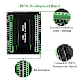 Pikkukuva 3 / 5: ESP32 Breakout-levy GPIO 1 -> 2 Yhteensopiva NodeMCU-32S Lua 38-nastainen GPIO-laajennuslevy