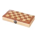 Bärbart Schack Backgammon Set Brädspel för Turneringsträning Nybörjare (24xm x 24cm)