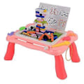 Miniatyrbilde 5 av 5: Pedagogisk Skrivebrett Barn Tegneleke Mini Tavle Multifunksjonell Magnetisk Slettbar Rosa