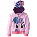Miniatyrbild 2 av 4: My Little Pony Flickjacka med Blixtlås för Flickor, Barnjacka, Toppar, Rainbow Dash Twilight Sparkle, 3-9 år (8-9 år Lila)