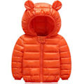 Miniatyrbild 1 av 4: Barn Hoodie Dunjacka för Pojkar och Flickor, Toddler Vinter Zippade Vadderade Jackor Ytterkläder (1-2 År)