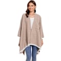 Miniatyrbilde 2 av 5: Elegant sjal med åpen front for kvinner, myk poncho, egnet for vår, høst og vinter