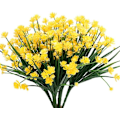Miniatyrbild 5 av 5: 4 Gula Narcissus Buskar Anti-UV Konstgjorda Växter Plastbuskar H