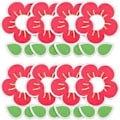 Miniatyrbild 1 av 4: 50 st Lollipop Papperskort Blomform Lollipop Pappershållare Barnkalas Favörer