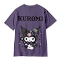 Miniatyrbild 2 av 4: 2023 Dam & Tonårs Kuromi Anime Tryckt T-shirt Kortärmad Rundhalsad Harajuku T-shirt Streetwear (2XL)