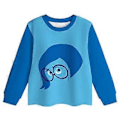 Miniatyrbild 2 av 5: Barnens Inside Out 2 Pyjamas Sadness Cosplay Kostym Långärmad T-shirt Byxor Set Sovkläder Nattkläder Pjs Outfits (6-7 år)