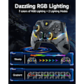 Miniatyrbillede 2 af 5: X15 PC-controller - Forbedret trådløs Bluetooth-controller med Hall-joysticks/Hall-aftrækkere/RGB-belysning - Ingen stick-drift