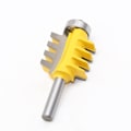 Miniatyrbillede 4 af 4: 8mm skaft skinnefinger reversibel samling fræser lim bit kegle tap