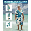 Miniatyrbilde 5 av 5: To Turtle Surf Poncho for Menn og Kvinner - Mikrofiber Strandponcho