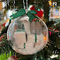 Miniatyrbild 1 av 3: 1 st julgranskula för julgransdekoration Mini Express Box Paket Ornament (P2)