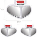 Pikkukuva 5 / 5: 2 kpl kuolleen kulman peili taustapeiliin, 360° Super Wide Angle Auto