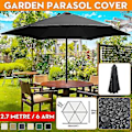Miniatyrbillede 2 af 5: 2m 2.5m 2.7m 3m 3x2m Udskiftningsstof til Haveparasol Overtræk 6 Arme{jkw} (Diameter 2m Beige)