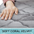 Miniatyrbillede 1 af 4: Skridsikker bademåtte, blødt memory foam badeværelsesmåtte, absorberende bad