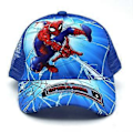 Miniatyrbillede 1 af 3: Børne Kasket Spiderman Print Kasket Mesh Baseball Kasket Justerbar Hat Udendørs Sports Kasketter (B)