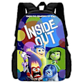 Pikkukuva 1 / 3: Inside Out 2 -reppu Lapsille Pojat Tytöt Junior 3D Koulukirjapussi Matkustaminen Opiskelija Olkalaukku (16)