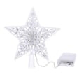 Miniatyrbilde 1 av 3: Juletrær Topper Stjerne Tre Topper Rhinestone Julestjerne Lys Juletrær Stjerner Julebord Dekorasjon Ornament Party Prop ( Blå Lys