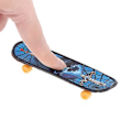 Miniatyrbillede 2 af 5: Mini Skateboard Fingerskøjtebræt Legetøj 1:6 Dukkehuse Mini Firehjulet Skateboard