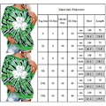 Miniatyrbilde 2 av 2: St. Patrick's Day Trykk Kvinner Lang Ermet Rundhalsgenser Tie Dye T-skjorte Tee Bluse Topper (S)