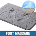 Miniatyrbillede 2 af 5: Memory Foam Bademåtte til Badeværelse Skridsikker Bademåtte Hurtigtørrende Super Vandabsorberende Bademåtte Tæppe Maskinvaskbar Ea