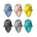 Miniatyrbilde 1 av 2: Hai slippers Antiskli dusj baderom slippers Myke sommer slide sandaler for jenter og gutter Ny_a.44 45.gul