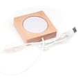 Miniatyrbillede 1 af 5: LED Trælampeholder til 2D/3D Krystalhåndværk - USB Multifunktionel Kvadratisk Lysbase (10)