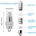 Pikkukuva 2 / 5: LED-ilmapallovalot 30 kpl LED-paperilyhty, LED-paperilyhty, Li