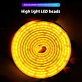 Miniatyrbillede 5 af 5: LED-lysstribe til bilhjelm - DRL-blinklys, 150 cm, vandtæt, nem installation, ideel til biler, trailere, lastbiler ( )