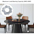 Miniatyrbillede 3 af 5: 1 stk. firkantet Lazy Susan drejeplade 360 graders rotation Turnta