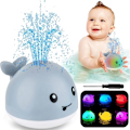 Miniatyrbillede 1 af 3: Baby badelegetøj, hval automatisk spray vand badelegetøj, induktion