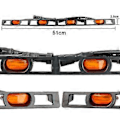 Miniatyrbilde 5 av 5: For 12-15 Toyota Tacoma Front Grill Gul LED-enhet Med Ledningsnett