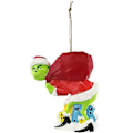 Miniatyrbilde 1 av 2: Julepynt med morsom Grinch fra 2023, 2D-pynt til juletreet, grønn monsterakryl-anheng, gaver (A)