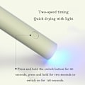 Miniatyrbilde 3 av 5: 1 stk. Liten bærbar neglelampe, USB, timer, grønn