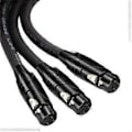Miniatyrbillede 3 af 5: XLR til Dobbelt XLR Y Kabel Balanceret Mikrofon Adapter Patch Kabel
