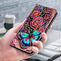 Miniatyrbillede 5 af 5: Til iPhone 16 Pro Max Cover PU Læder Wallet Flip Cover med Ståfunktion (Style F)